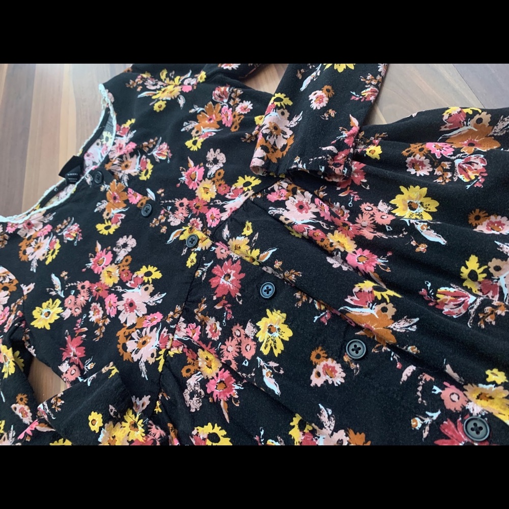 Girls Art Class Floral Dress - Picture 2 of 5